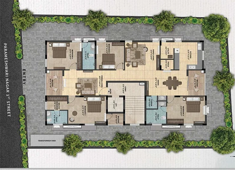 Master Plan of Lifestyle Portrait in Adyar, Chennai - Image 180954