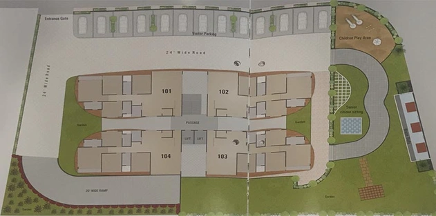 Master Plan of Vikas Gatha in Kamrej, Surat - Image 180986
