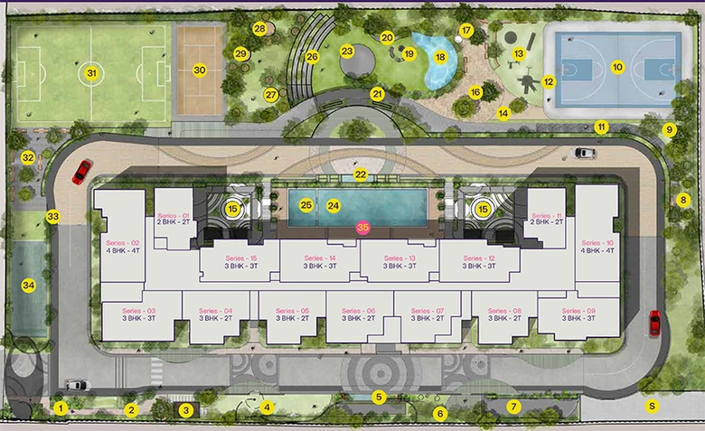Master Plan of Century Liva in Yelahanka, Bangalore - Image 181073