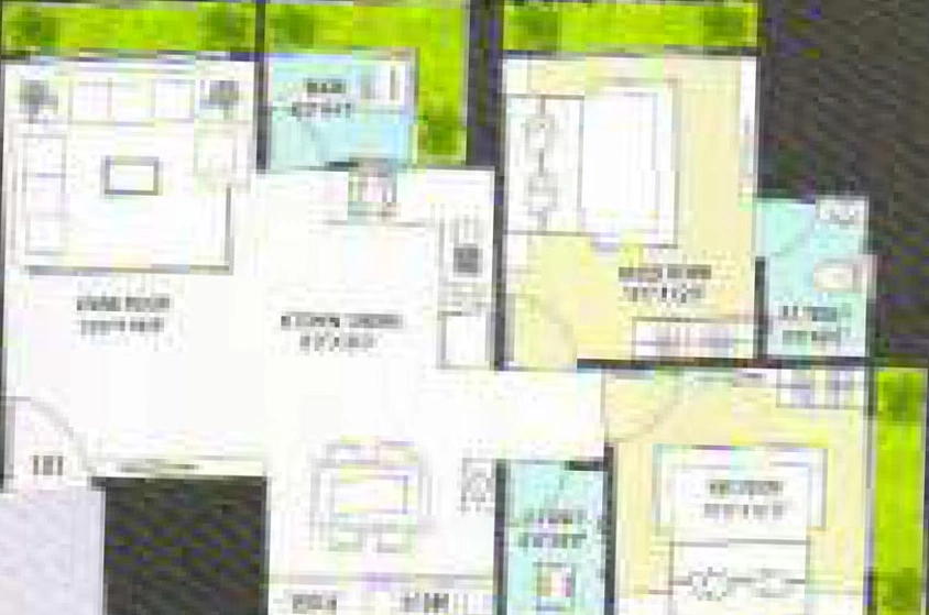 2 BHK Flat in Anupam Venezia in Punagam, Surat - Image 820121