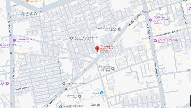 Location of Anupam Venezia in Punagam, Surat - Image 181238