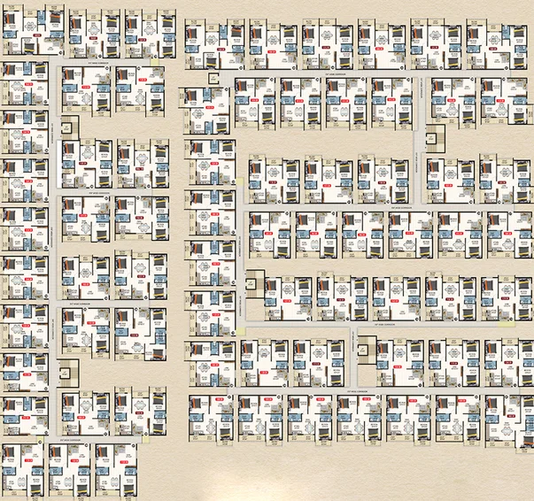 Floor Plan of NVR Sunpearl Block B in Kadugodi, Bangalore - Image 181261
