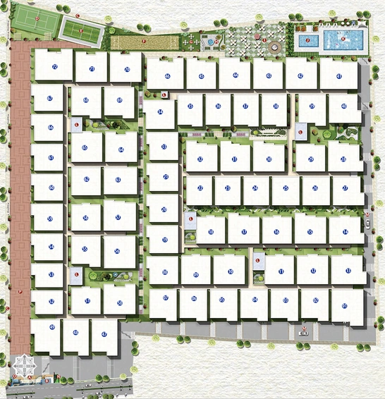 Master Plan of NVR Sunpearl Block B in Kadugodi, Bangalore - Image 181262