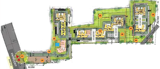 Master Plan of Sattva Lumina in Yelahanka, Bangalore - Image 181273