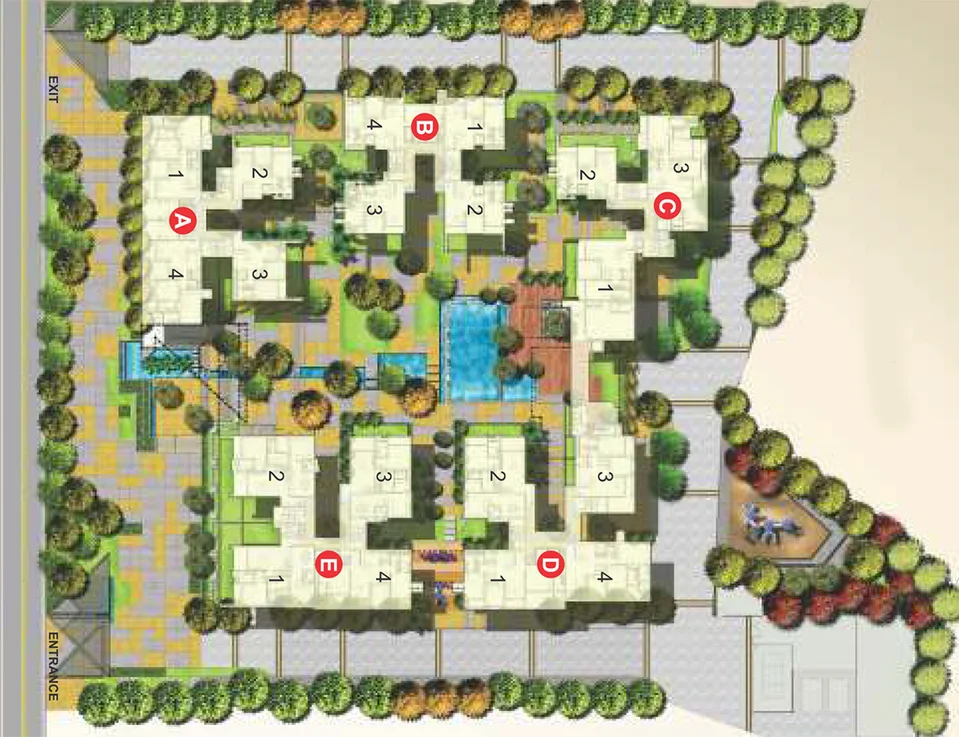 Master Plan of Rohan Avriti in Krishnarajapuram, Bangalore - Image 181323