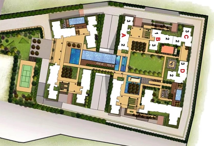 Master Plan of Rohan Iksha in Bhoganahalli, Bangalore - Image 181334