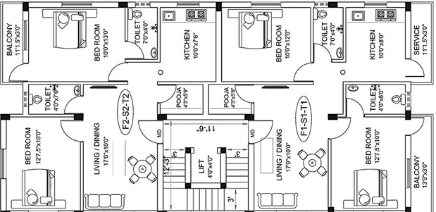 Master Plan of Value MMKK Apartment in Anakaputhur, Chennai - Image 181404