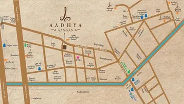Location of Aadhya Aangan - Image 181485