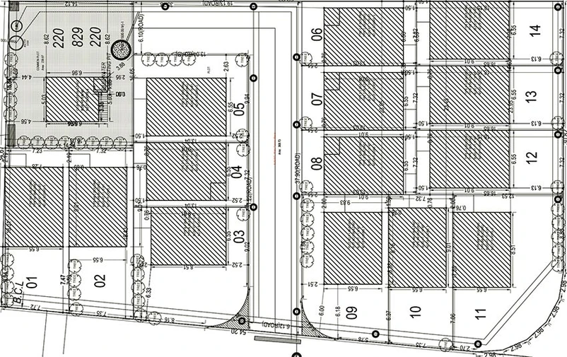 Master Plan of Ansuya Aakruti Villa in Tarsali, Vadodara - Image 181534