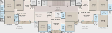Floor Plan of Adyah Aarna One in Atladara, Vadodara - Image 181616