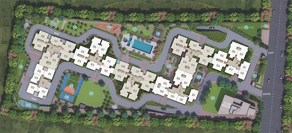 Master Plan of Goyal Orchid Salisbury in Thanisandra, Bangalore - Image 181669