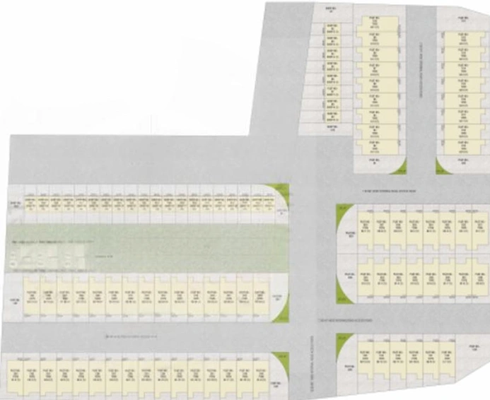 Master Plan of Smile Aashray Resicomhoi in Dabhoi Road, Vadodara - Image 181694