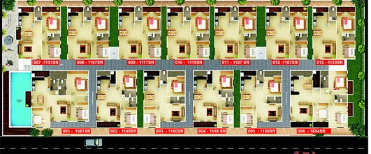 Floor Plan of Sai Kalyan Cubics in Hebbal, Bangalore - Image 181743
