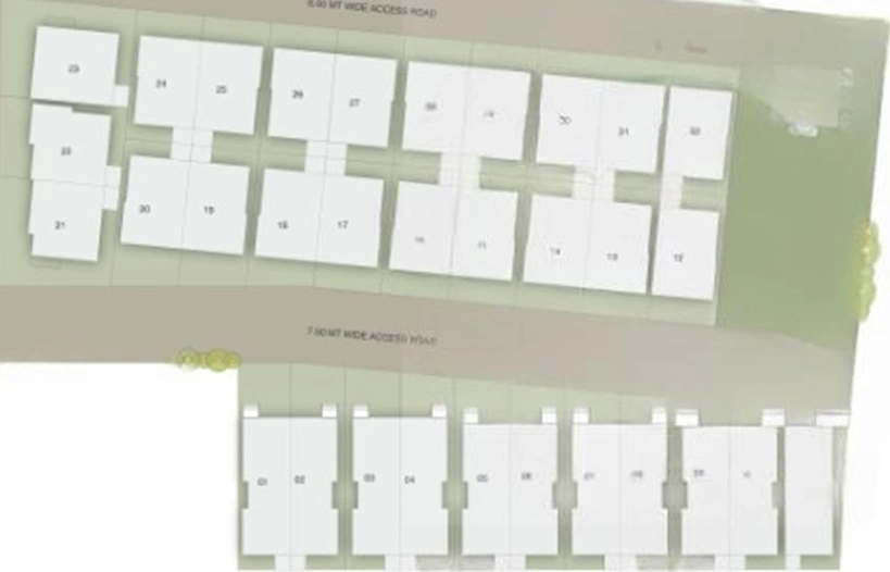 Master Plan of Aatmiya Grand Villa 15 in Makarpura, Vadodara - Image 181748