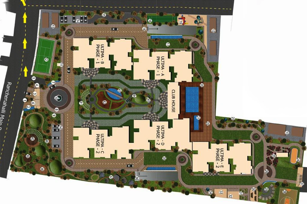 Master Plan of Sai Kalyan Ultima in Thanisandra, Bangalore - Image 181774