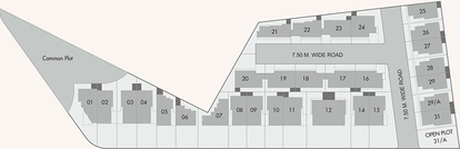Master Plan of Aatmiya Grand Villa 2 in Jambuva, Vadodara - Image 181796