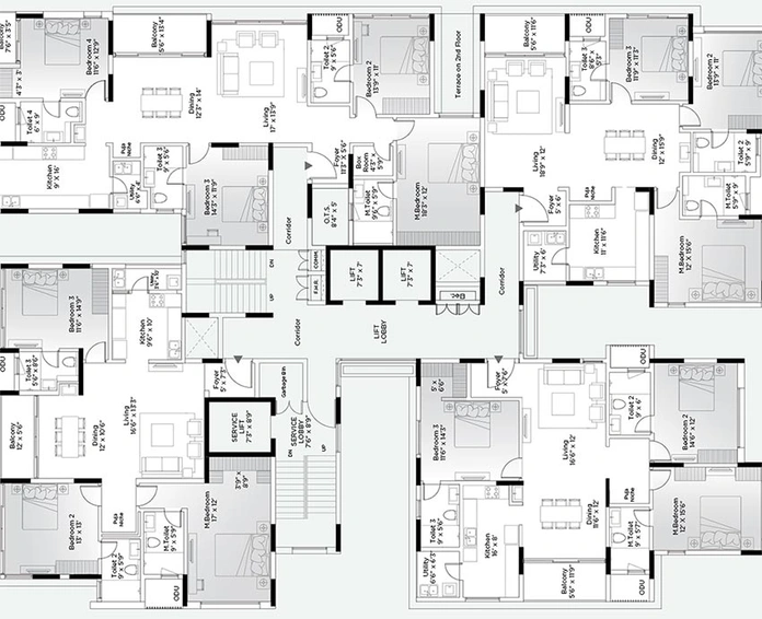 Floor Plan of Appaswamy Navasuja in RA Puram, Chennai - Image 181919
