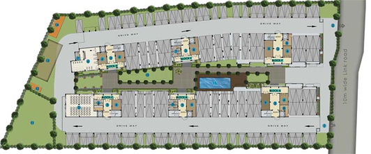 Master Plan of Arihant Tiara in Nandambakkam, Chennai - Image 181936