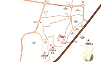 Location of Aatmiya Grandvilla 18 - Image 181960
