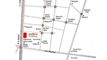 Location of Aditya Residency - Image 182040