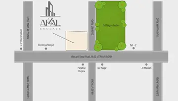 Location of Golden Afzal Enclave - Image 182066