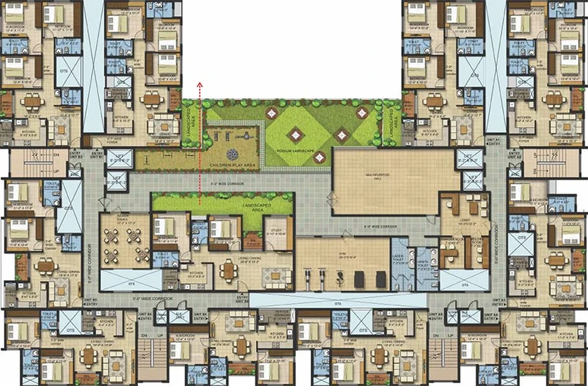 Floor Plan of Newry Celio in Avadi, Chennai - Image 182111