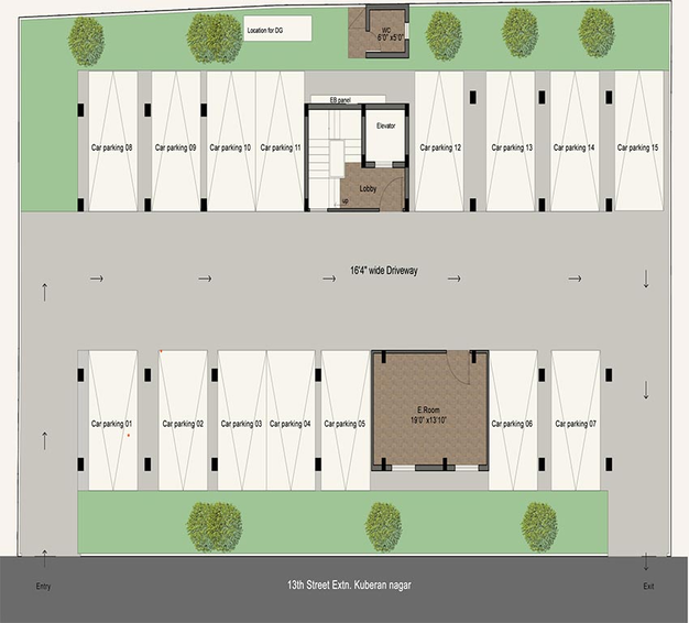 Master Plan of Tranquil Sri Aashrayam in Madipakkam, Chennai - Image 182142