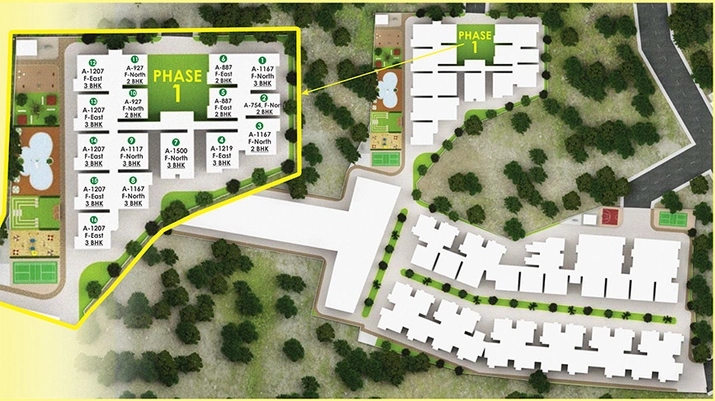 Master Plan of Bhavisha Gardeniaa in Sarjapur Road, Bangalore - Image 182166
