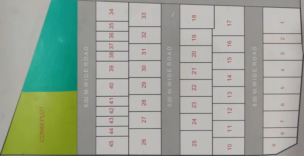 Master Plan of AL Kabir Residency in Padra Road, Vadodara - Image 182264