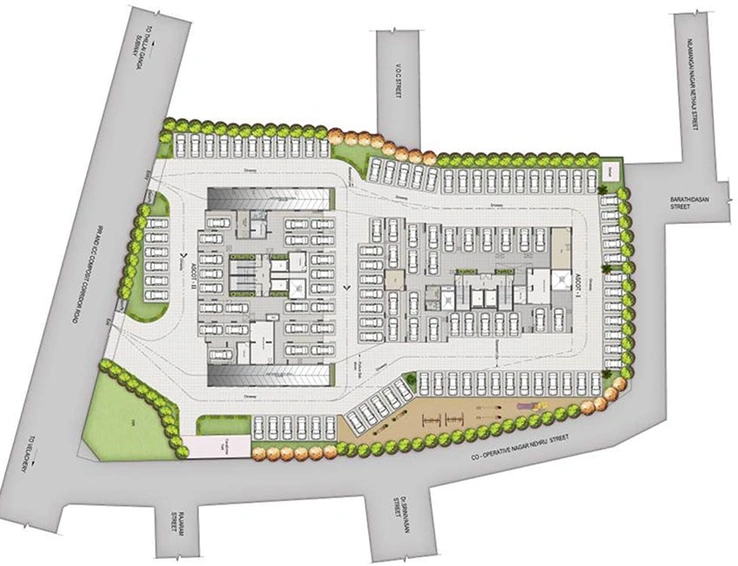 Master Plan of DRA Ascot in Adambakkam, Chennai - Image 182319
