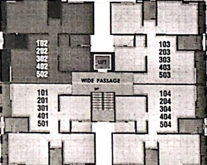 Floor Plan of Akshar AL Muqaam 3 in Tandalja, Vadodara - Image 182383
