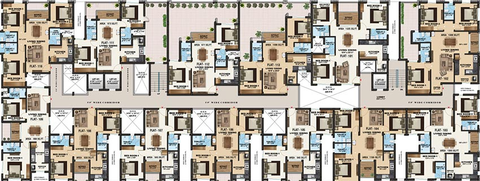 Floor Plan of Mahalakshmi Ramyam in Madhanandapuram, Chennai - Image 182424