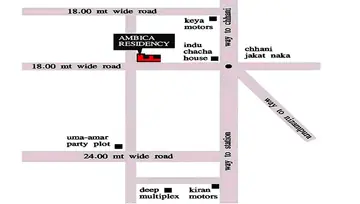 Location of Rajveer Ambica Residency - Image 182490