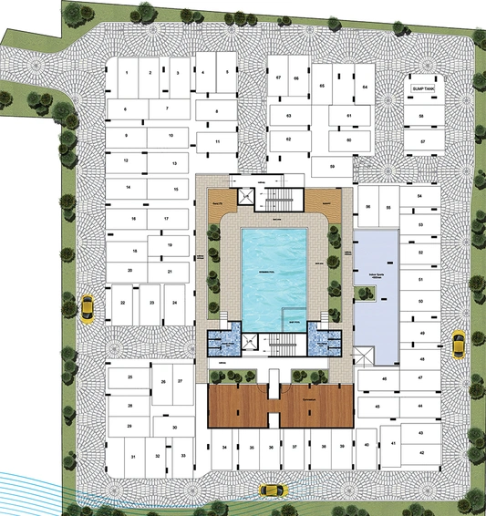Master Plan of Vanshika Sweven in Doddakallasandra, Bangalore - Image 182562