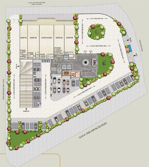 Master Plan of Kukreja Infinity East in Wathoda, Nagpur - Image 116174