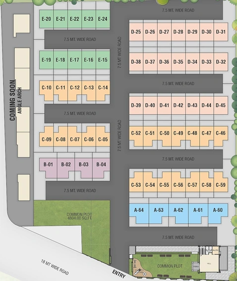 Master Plan of Alif Angel Residency in Karjan, Vadodara - Image 182794