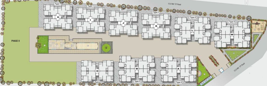 Master Plan of Akshar Ashoka in Bhayli Road, Vadodara - Image 182912