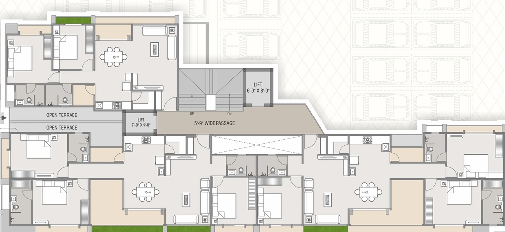 Floor Plan of Auro Infinity in Vadsar Road, Vadodara - Image 183038