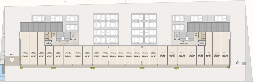 Master Plan of Auro Infinity in Vadsar Road, Vadodara - Image 183039