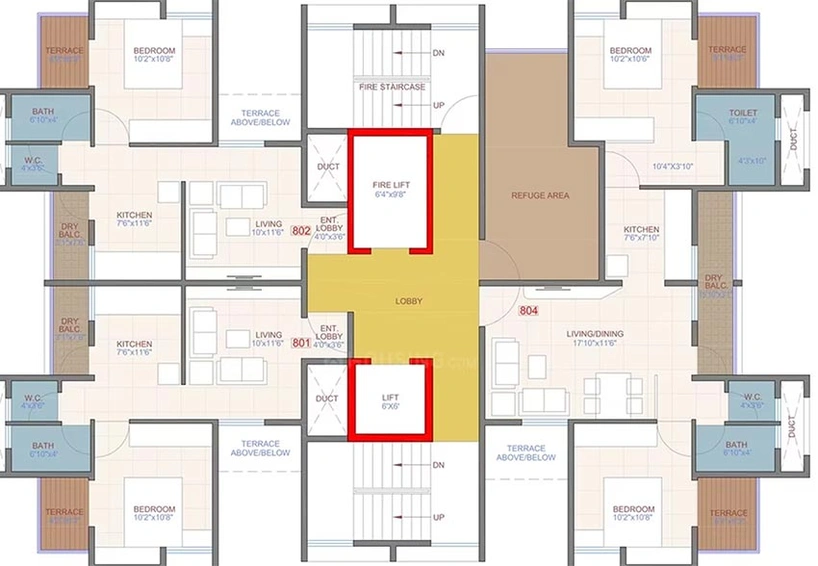 Floor Plan of Mega Maval Shades in Talegaon Dabhade, Pune - Image 183246