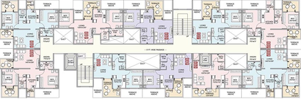 Floor Plan of Garve Akshara Platinum in Wakad, Pune - Image 183479