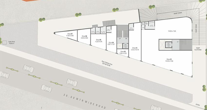 Master Plan of Bhoomi Balaji Apartment in Manjalpur, Vadodara - Image 183506