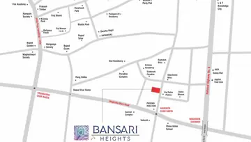 Location of Vrajraj Bansari Heights - Image 183575