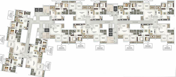 Floor Plan of Sanskruti Panchtatva in Bibwewadi, Pune - Image 183592