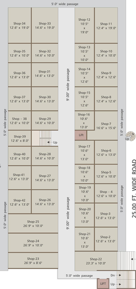 Master Plan of Rishiraj City Hub in Mandvi, Vadodara - Image 183750