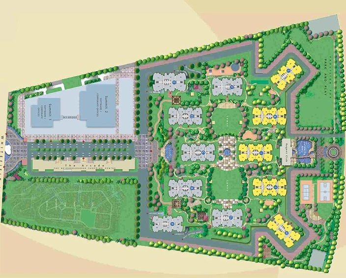 Master Plan of Brigade Metropolis in Mahadevapura, Bangalore - Image 183855
