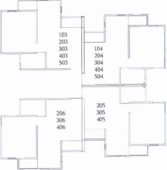 Floor Plan of Crystal Yaghnapurush in Gotri, Vadodara - Image 183974
