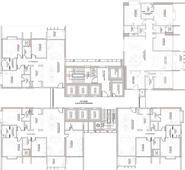 Floor Plan of DN Yoo Odisha in Gajapati Nagar, Bhubaneswar - Image 183964