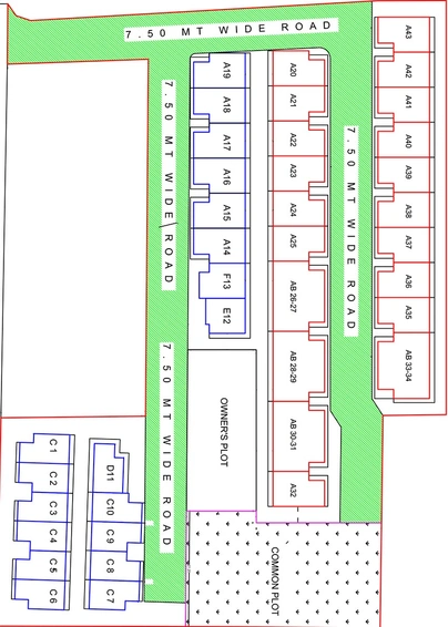 Master Plan of Amin Dar Al Eiman in Tandalja, Vadodara - Image 183983