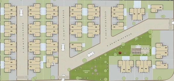 Master Plan of Darshanam Exotica in Gotri, Vadodara - Image 184085